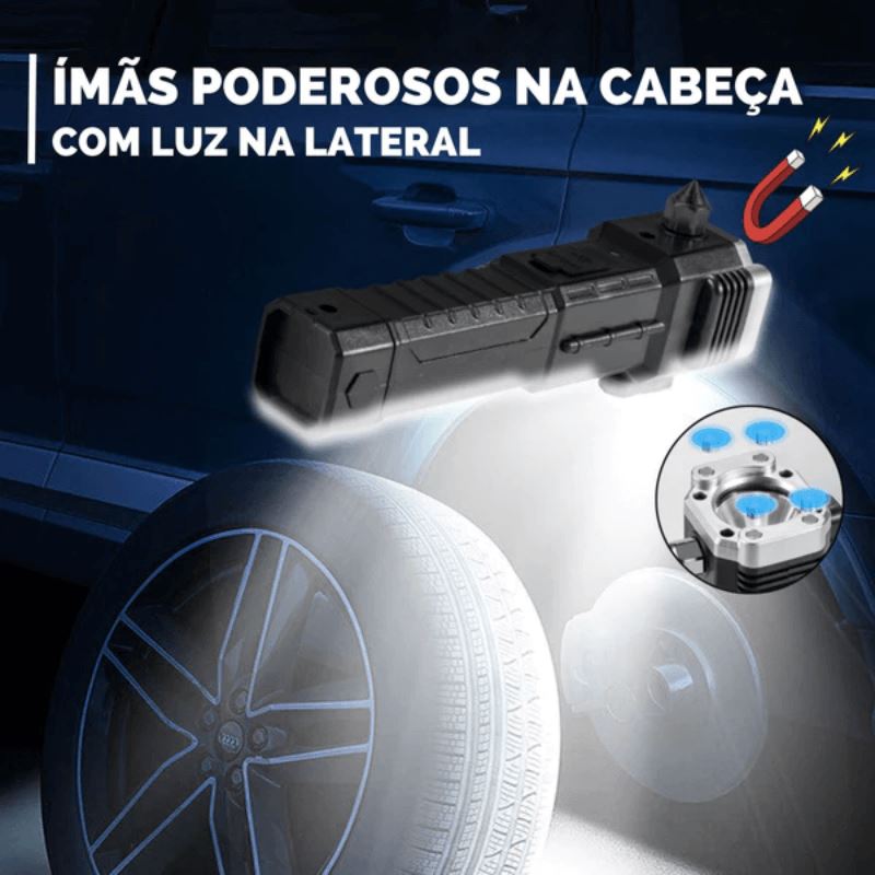 Lanterna Tática 4 em 1 | Ultra Potente e Indestrutível