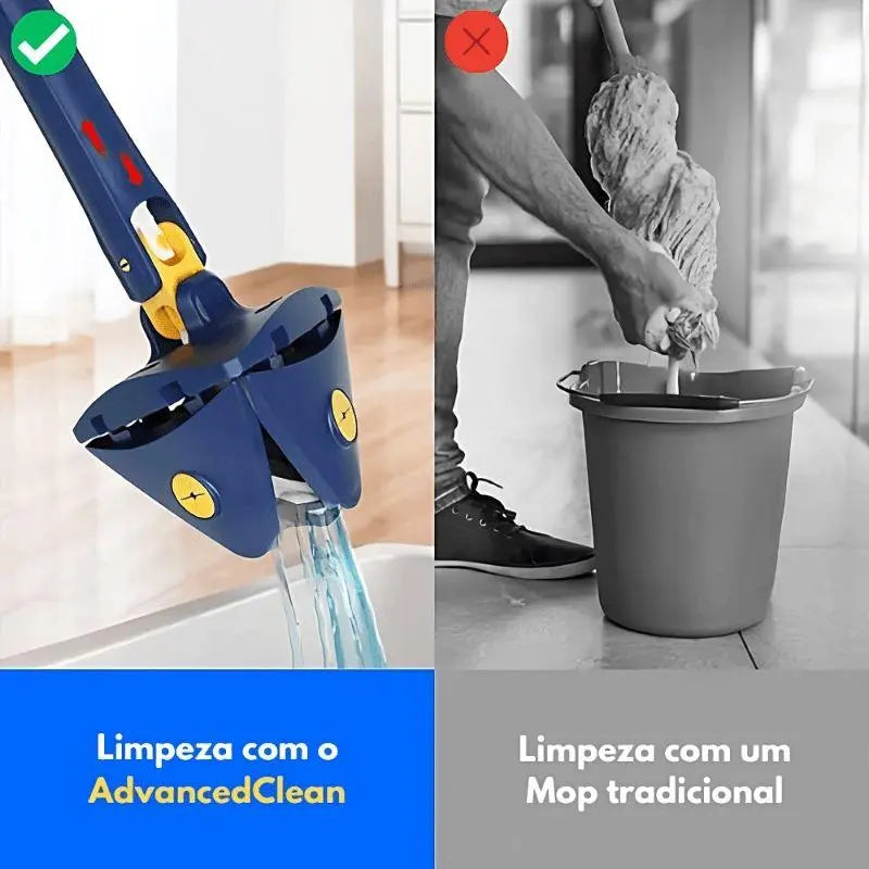 Mop de Limpeza Giratório AdvancedClean | Pratico e Fácil de Usar
