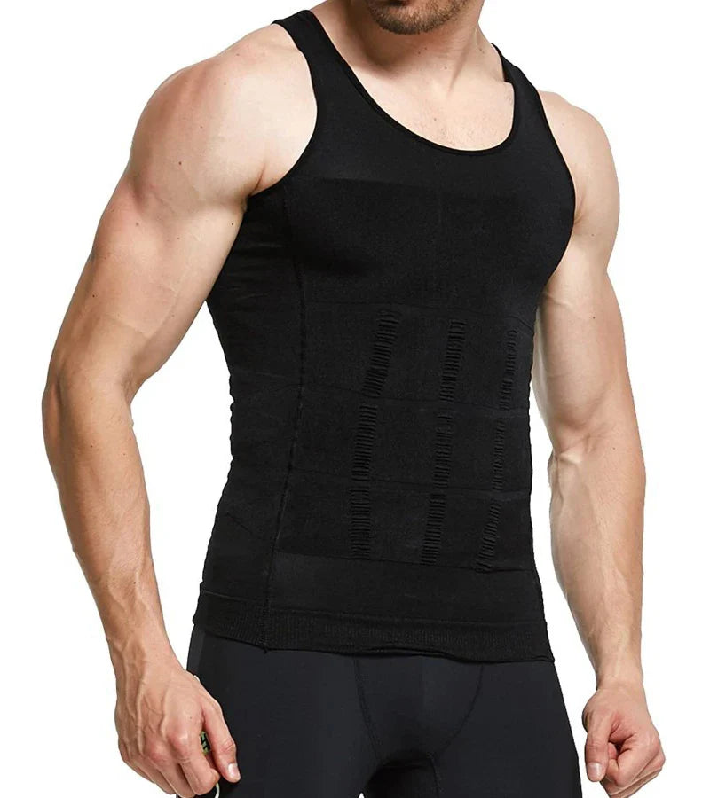 CoreFit Pro — Camiseta Modeladora Masculina para Abdômen Definido e Postura Alinhada!