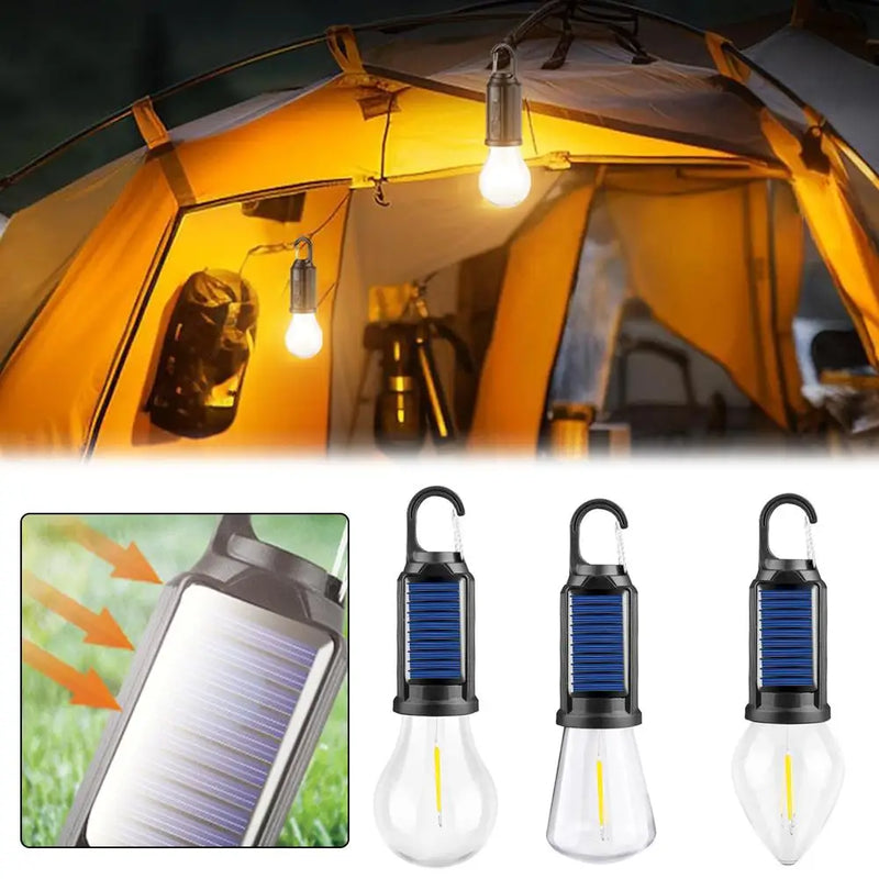 Lâmpada LED Recarregável USB e Solar