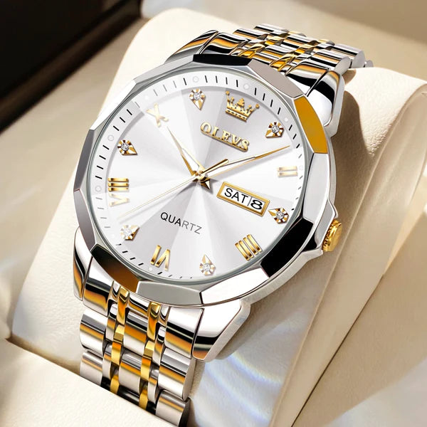 Relógio PREMIUM Luxury Olevs® - [FRETE GRÁTIS]